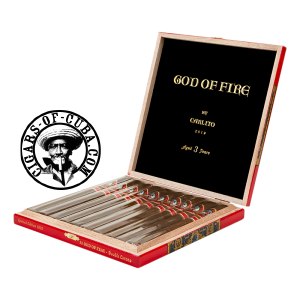 Arturo Fuente God Of Fire By Carlito - Double Corona Box of 10