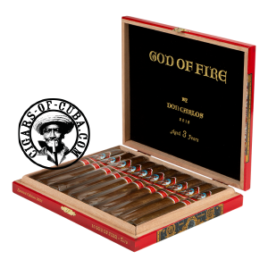 Arturo Fuente God Of Fire By Don Carlos - Toro Box of 10