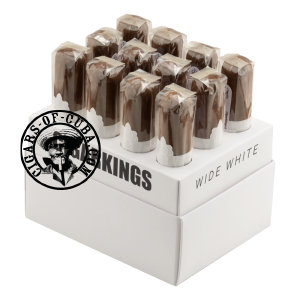 CigarKings Wide White Box of 12