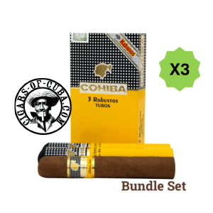 Combinaciones Cohiba Robustos Triple Tubos Pack Box of 9