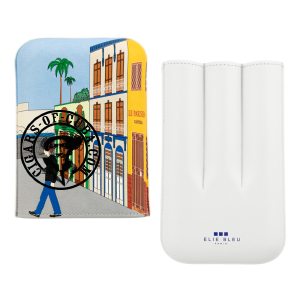 Elie Bleu Cigar Case - Casa Cubana Le Parisien - 3 Box