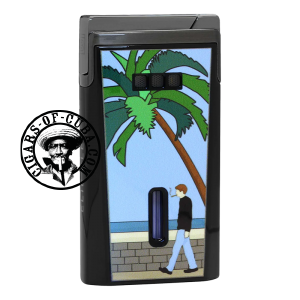Elie Bleu Lighter - J15 - Lacquer Casa Cubana Box