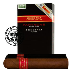 Partagas Serie D No.4 Tubos Pack of 3