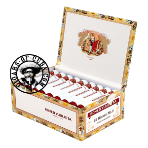 Romeo y Julieta No.3 Tubos Box of 25