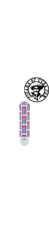 Elie Bleu Cigar Case - Cuban Flag - 1